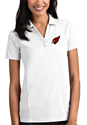 Antigua Arizona Cardinals Womens Tribute Short Sleeve Polo Shirt