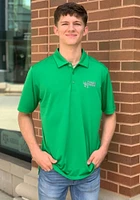 Antigua North Texas Mean Green Mens Tribute Short Sleeve Polo