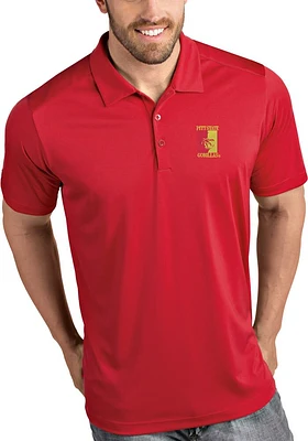 Antigua Pitt State Gorillas Mens Red Tribute Short Sleeve Polo