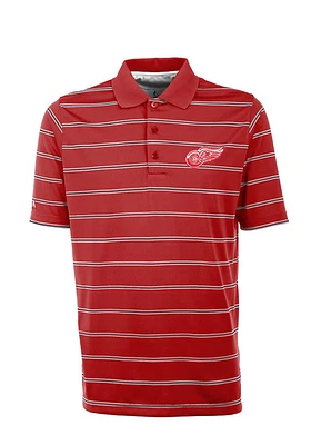 Antigua Detroit Red Wings Mens Deluxe Short Sleeve Polo