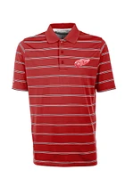 Antigua Detroit Red Wings Mens Deluxe Short Sleeve Polo