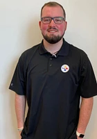 Antigua Pittsburgh Steelers Mens Black Pique Short Sleeve Polo