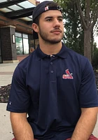 Antigua St Louis Cardinals Mens Navy Blue Pique Short Sleeve Polo