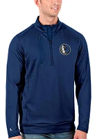 Antigua Dallas Mavericks Mens Generation Long Sleeve Qtr Zip Pullover