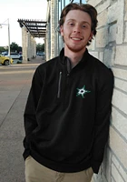 Antigua Dallas Stars Mens Black Generation Long Sleeve Qtr Zip Pullover