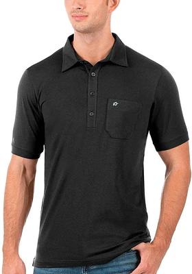 Antigua Dallas Stars Mens Black Memento Short Sleeve Polo