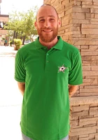Antigua Dallas Stars Mens Kelly Green Legacy Pique Short Sleeve Polo