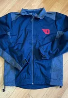 Antigua Dayton Flyers Mens Navy Blue Revolve Light Weight Jacket