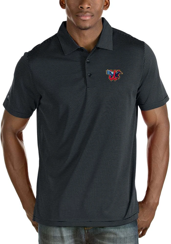 Antigua Wichita Wind Surge Mens Navy Blue Quest Short Sleeve Polo