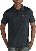Antigua Wichita Wind Surge Mens Navy Blue Quest Short Sleeve Polo
