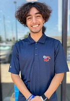 Antigua Wichita Wind Surge Mens Navy Blue Inspire Short Sleeve Polo