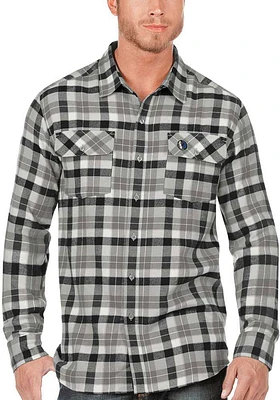 Antigua Dallas Mavericks Mens Grey Instinct Long Sleeve Dress Shirt