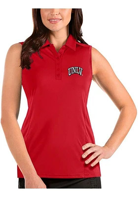 Antigua UNLV Runnin Rebels Womens Tribute Sleeveless Polo Shirt
