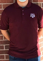 Antigua Texas A&M Aggies Mens Maroon Legacy Pique Short Sleeve Polo