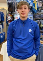 Antigua Kentucky Wildcats Mens Generation Long Sleeve Qtr Zip Pullover