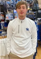 Antigua Kentucky Wildcats Mens Generation Long Sleeve Qtr Zip Pullover