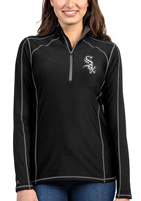 Antigua Chicago White Sox Womens Tempo Qtr Zip Pullover