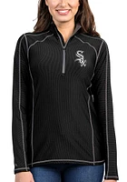 Antigua Chicago White Sox Womens Tempo Qtr Zip Pullover