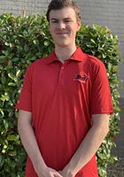 Antigua Drury Panthers Mens Red Tribute Short Sleeve Polo