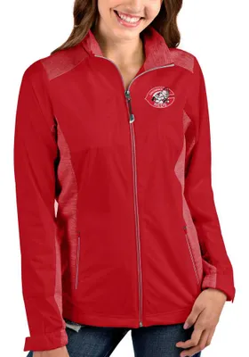 Antigua Cincinnati Reds Womens Red Revolve Medium Weight Jacket