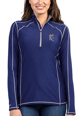 Antigua Kansas City Royals Womens Tempo Qtr Zip Pullover