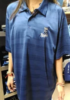 Antigua Kansas City Royals Mens Blue Compass Edition Short Sleeve Polo