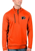 Antigua Philadelphia Flyers Mens Generation Long Sleeve Qtr Zip Pullover