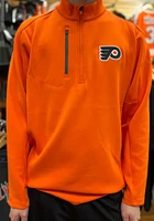 Antigua Philadelphia Flyers Mens Generation Long Sleeve Qtr Zip Pullover