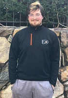 Antigua Philadelphia Flyers Mens Generation Long Sleeve Qtr Zip Pullover