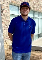 Antigua Texas Rangers Mens Legacy Pique Short Sleeve Polo