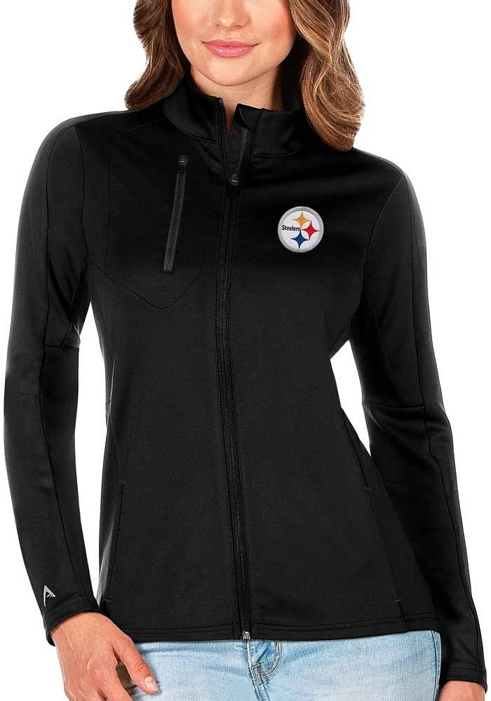 Antigua Pittsburgh Steelers Womens Generation Light Weight Jacket