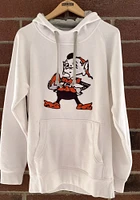 Brownie  Antigua Cleveland Browns Mens White Victory Long Sleeve Hoodie
