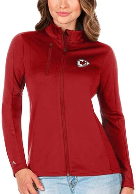 Antigua Kansas City Chiefs Womens Gernation Light Weight Jacket