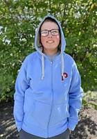 Antigua Philadelphia Phillies Mens Light Blue Victory Long Sleeve Full Zip Jacket