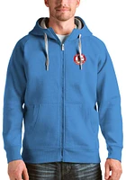 Antigua St Louis Cardinals Mens Light Blue Victory Long Sleeve Full Zip Jacket
