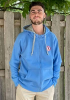 Antigua St Louis Cardinals Mens Light Blue Victory Long Sleeve Full Zip Jacket