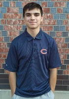 Antigua Chicago Bears Mens Blue Quest Short Sleeve Polo