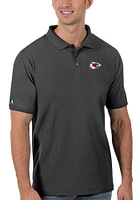 Antigua Kansas City Chiefs Mens Legacy Pique Short Sleeve Polo