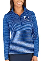 Antigua Kansas City Royals Womens Blue Pace Qtr Zip Pullover