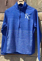 Antigua Kansas City Royals Womens Blue Pace Qtr Zip Pullover