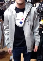 Antigua Pittsburgh Steelers Mens Victory Long Sleeve Full Zip Jacket