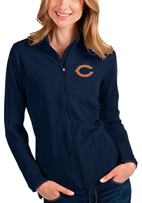 Antigua Chicago Bears Womens Navy Blue Glacier Light Weight Jacket