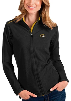 Antigua Missouri Tigers Womens Black Glacier Light Weight Jacket