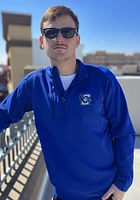 Antigua Creighton Bluejays Mens Generation Long Sleeve Qtr Zip Pullover