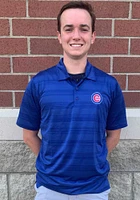Antigua Chicago Cubs Mens Blue Compass Short Sleeve Polo