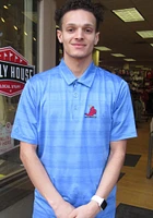 Antigua St Louis Cardinals Mens Blue Compass Short Sleeve Polo