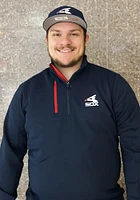 Antigua Chicago White Sox Mens Navy Blue Generation Long Sleeve Qtr Zip Pullover