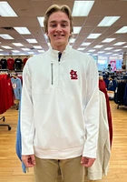 Antigua St Louis Cardinals Mens Generation Long Sleeve Qtr Zip Pullover