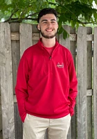 Antigua St Louis Cardinals Mens Generation Long Sleeve Qtr Zip Pullover