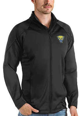 Antigua Pitt Panthers Mens Black Links Golf Medium Weight Jacket